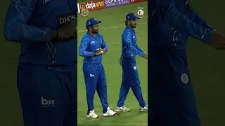 Sanju Samson makes the leather stick not once.