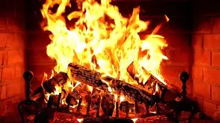🔥 Fireplace 4K UHD! Fireplace with Crackling Fire Sounds. Fireplace Ambience