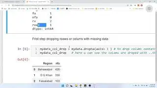Handling Missing values with Pythone