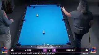 JOYCE vs MELINDA - PLAYERS SPORTS BAR & GRILL - TABLE 4 | EvoSports