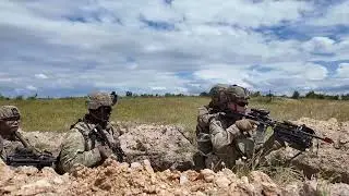US SOLDIERS' ACTION ON LAND IN BULGARIA