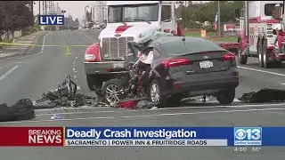 1 Dead After Crash Near Power Inn And Fruitridge Roads