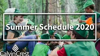 Summer Schedule | 2020