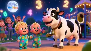 MoonKids 123 Party 🌙🎵 | Fun Numbers Song for Kids | Playful Nursery Rhyme