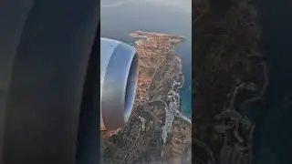 Flying over Malta 🇲🇹  Stunning view 😍 #shorts