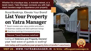 Grow Your Hotel & Resort Bookings | Register Free on Yatra Manager to Join Trusted Partner Program