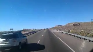 US Highway 85 North near Isleta Village Proper as we roll towards Albuquerque, New Mexico