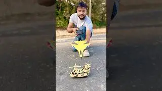 Rescue Helicopter vs RC Fighter jet 🛩️ testing 🔥