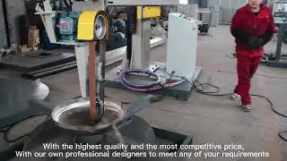 dished end  polishing machine