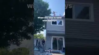 bike Excident /girl with water pack/ and boy sleeping the box