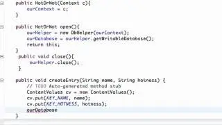 Android Application Development   117   Inserting Data into SQLite Database