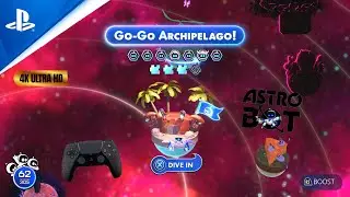 Astro bot -Go-Go Archipelago! Captain Pincher (Boss Fight)-Ps5 [4K 60FPS]-