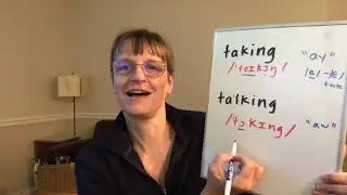 How to Pronounce Taking vs. Talking (Free American Accent Training from SpeechModification.com)