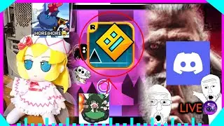 Aku Punya Fumo 🥰 Kita Main Geometry Dash Dan Review meme Discord (Kalau sempat)