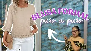 COMO HACER UNA BLUSA FORMAL # 25 PASO A PASO