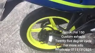 Suzuki fxr 150 custom exhaust Twenty five degree cycle