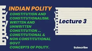 Constitution & Constitutionalism Explained| Constitutional vs Unconstitutional Government|