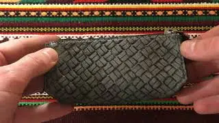 Beautiful Leather Key Holder with Pattern | Handmade Leather Accessory