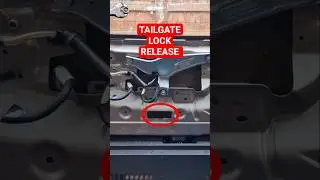 Tailgate Lock Release #tailgate #tailgatelock #lockrelease #hiddenlock
