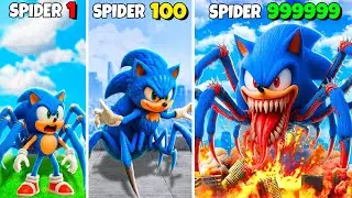 Mejorando a SPIDER SONIC en GTA 5 !! (Sonic Movie mod)