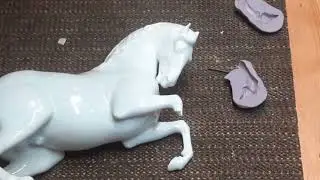 Rosenthal White Horse Porcelain Fiugirne Restoration