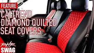 Luxurious Ultra Durable Seat Covers - CalTrend Diamond Quilted Seat Covers - RHRSwag.com