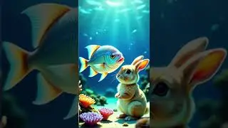 rabbit & fish #shortvideo