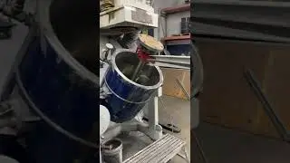 Union Process S30 Attritor Tank & Agitator Shaft Removal Part 8 - Lifting Shaft