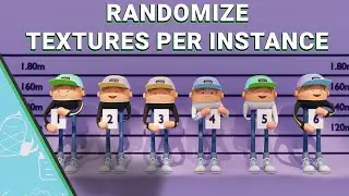 Random Textures per Instance - Blender Node Set-up