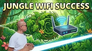 I finally got internet working off grid in the jungle!