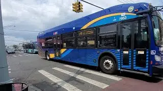 2022 New Flyer XD40 #7953 & 2018 Novabus LFSA #5488 as B46 LCL & B46 +SBS