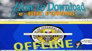Paano mag download ng E-BIR FORM |OFFLINE 2021