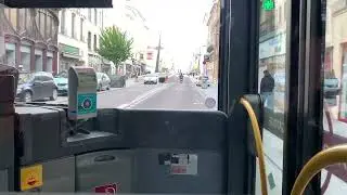 Bus STAN Nancy : Ligne T4, Mercedes-Benz Citaro G Facelift GNV Voyage de la Gare SNCF à Vaucouleurs