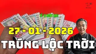 🔮 BẤT NGỜ Tử Vi 27/01/2026: 3 Con Giáp TRÚNG LỘC TRỜI – TIỀN ĐỔ VỀ NHƯ NƯỚC!