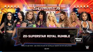 Полный матч | Королевская битва с участием 20 суперзвезд | Женский матч | WWE2K25 | Pasla Gaming |