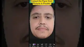 Cutout the Face effect in PicsArt #picasrt #shortvideo #shorts