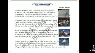 Class 7 poem Awareness