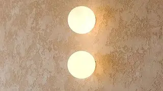 Cream White Spherical Wall Light - Soft Glow - Modern Design - Ambient Lighting