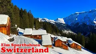🇨🇭 Elm, Switzerland | Enjoy Winter Sports in an Incredible Mountain Paradise | Swiss Alps
