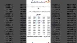 PFRDA Grade A Phase-I result live 2025 jaldi check karo apna roll number!#PFRDAResult #SarkariResult