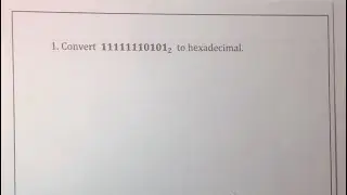 Convert binary to hexadecimal