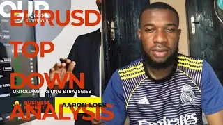 How I trade EURUSD top down analysis for beginners, recap and forecast 