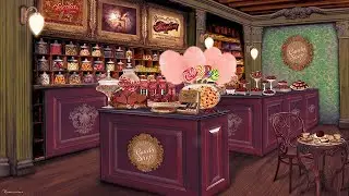 🍭🍬Vintage Candy Store with Retro Music and Ambient Sounds - 1 Hour