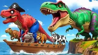 ALL DINOSAURUS FIGHTING MOSASAURUS vs TYRANNOSAURUS REX DINOSAURS BATTLE IN JURASSIC WORLD EVOLUTION