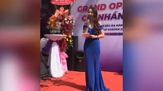 MC Th&uacute;y Quỳnh | Khai trương Chi nh&aacute;nh 9 Hệ thống Little Garden Spa