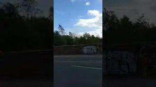 Sprengung des Schornsteins der ehemaligen St&auml;rkefabrik in der Neuendorfer Stra&szlig;e