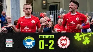 Magee missile secures 3 points for Larne! | Bangor 0-2 Larne | #sportsdirectprem