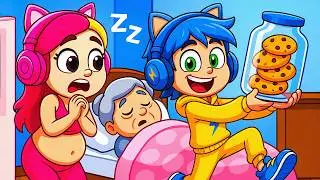 ROUBE OS COOKIES DA VOVOZINHA kkkkk 🍪✨ Roblox Steal a Cookie