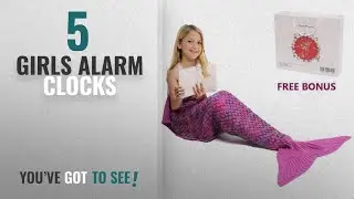 Top 10 Girls Alarm Clocks [2018 ]: Mermaid Tail Blanket, Amyhomie Mermaid Blanket Adult Mermaid Tail