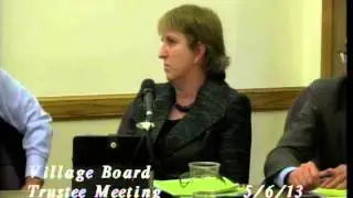 Village of Riverside Board of Trustees Meeting 05-06-13